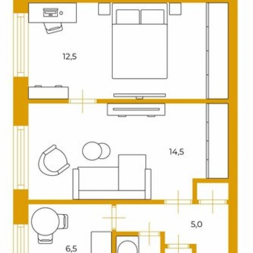2-комн квартира Металлистов пр-кт,  д. 25,  к. 2