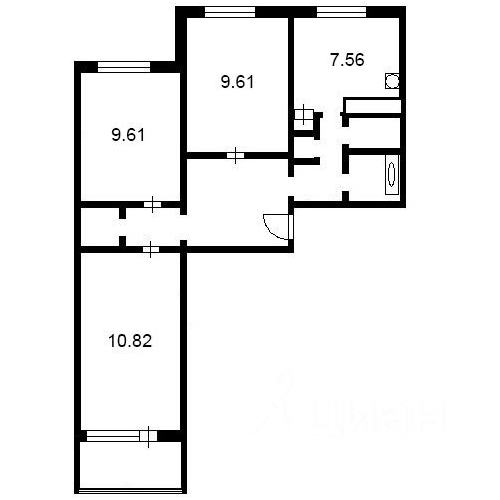 3-комн квартира Караваевская улица, 26К1