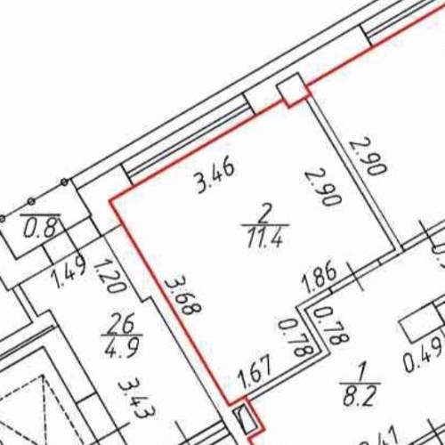 2-комн квартира Ремесленная улица, 15