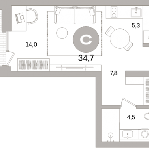 Студия Санкт-Петербург г., Головнина б-р,  к. 3-1