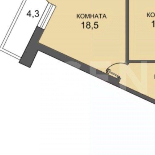 2-комн квартира улица Шелгунова, 7к2