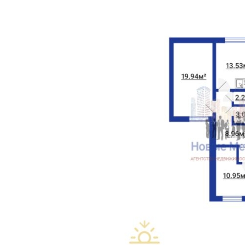 3-комн квартира проспект Королева, 73