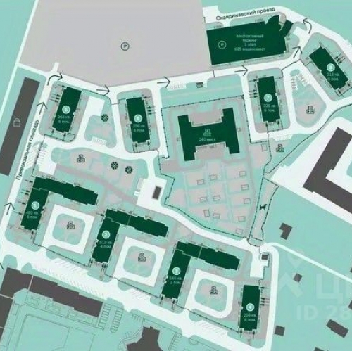 Гараж/парковка Мурино, Скандинавский пр-д,  д. 8,  к. 2