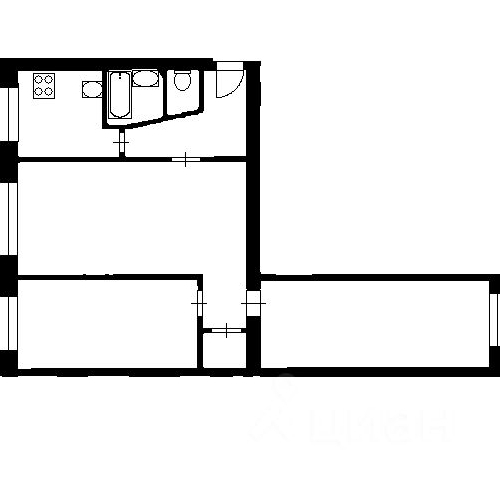 3-комн квартира улица Матроса Железняка, 21
