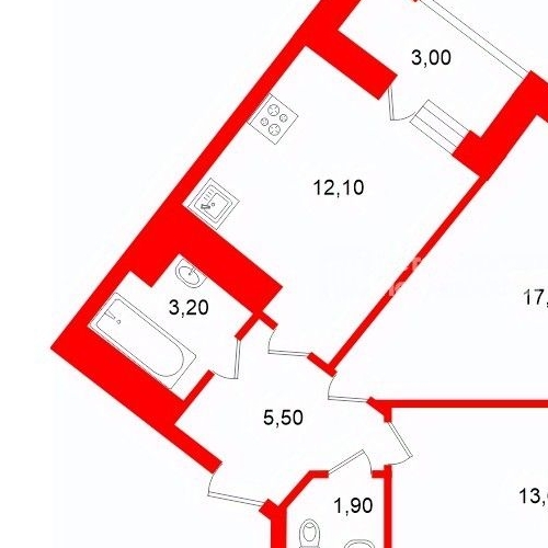 2-комн квартира Планерная улица, 95к1