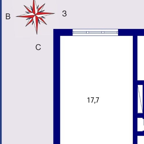 1-комн квартира Приладожский городской поселок, 5