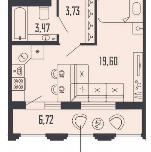 Студия Алтайская улица, дом 39, литера А