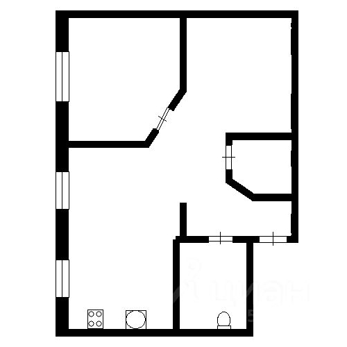 2-комн квартира 1-й мкр,  д. 19