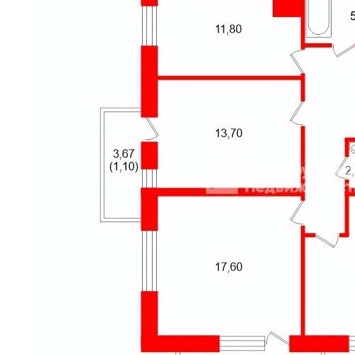3-комн квартира улица Русановская, 17к4