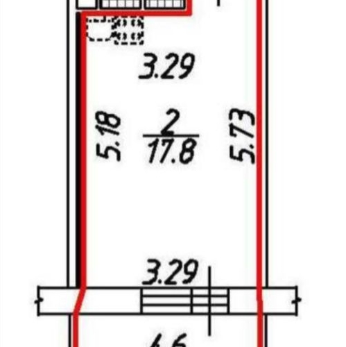 Студия улица Александра Матросова, 20к2