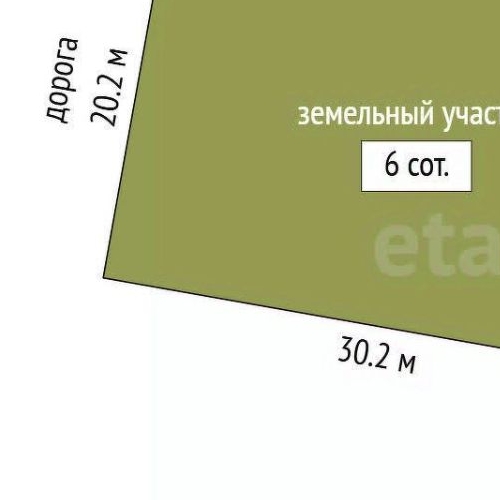Земельный участок Ульяновка пгт, Саблинское СНТ, проезд Солнечный,  д. 4