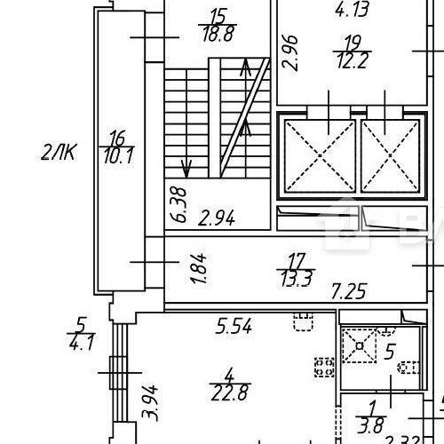 Студия набережная Макарова, 58