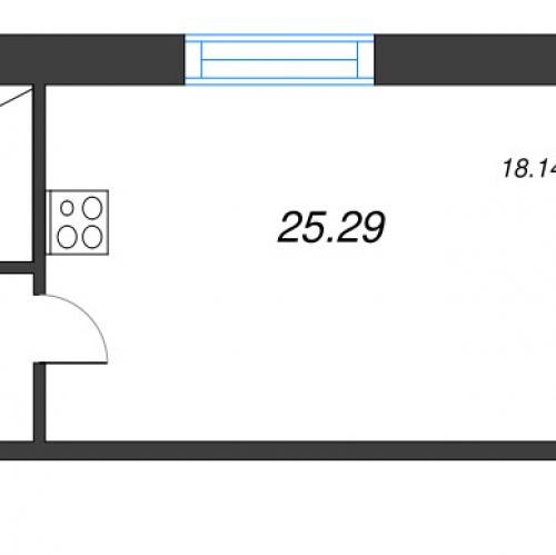 Студия Новосаратовка д., Покровская Дорога ул.,  к. 9