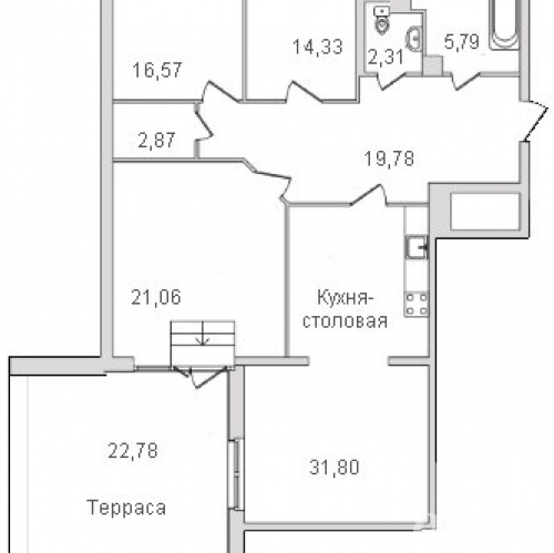 3-комн квартира Московский пр-кт,  д. 183-185