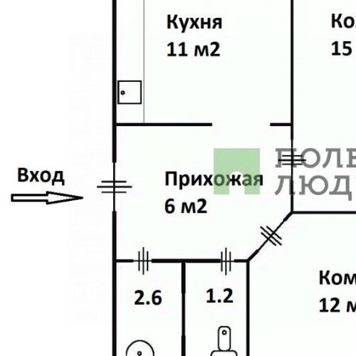 2-комн квартира Кудрово г., проспект Европейский, 21к1