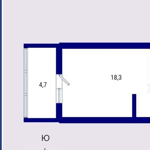 Студия улица Александра Матросова, 20к2
