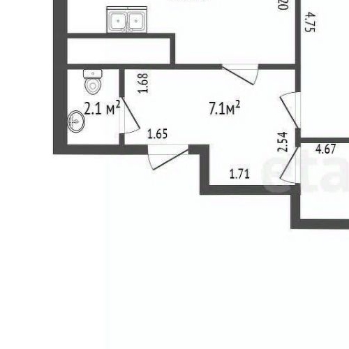 3-комн квартира улица Среднерогатская, 9