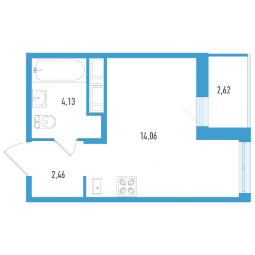 Студия Шушары п., Окуловская ул.,  к. 1