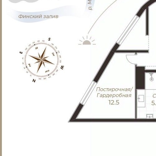 3-комн квартира Сестрорецк, дорога Таможенная, 11к1с10