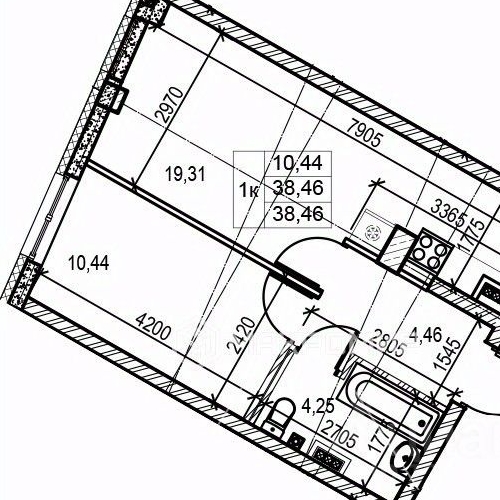 1-комн квартира Ремесленная улица, 15