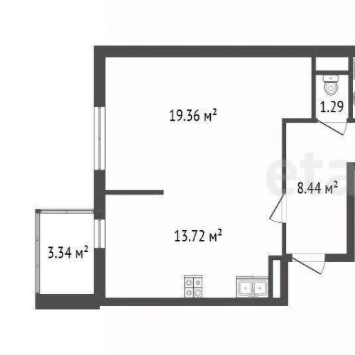 2-комн квартира Пушкин, улица Камероновская, 10с2