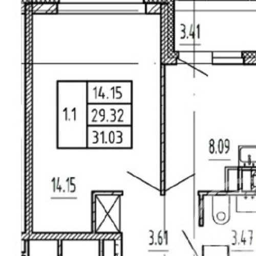 1-комн квартира Дальневосточный проспект, 19к1