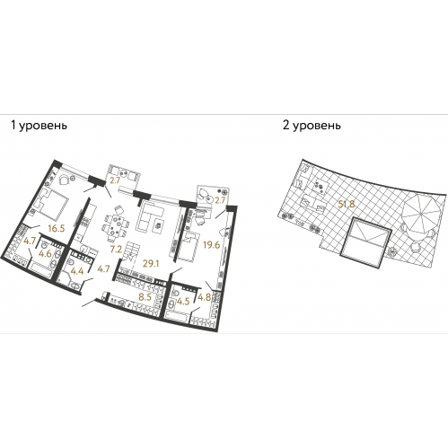 2-комн квартира Зеленогорск г, Ленина пр-кт