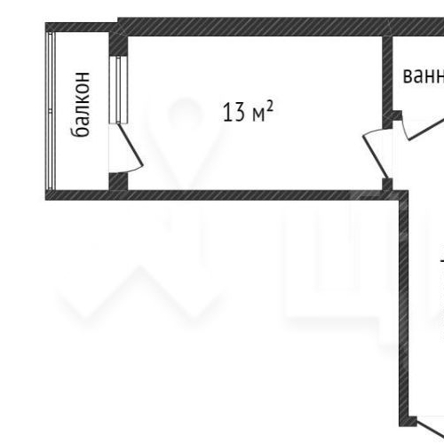 2-комн квартира пос. Янино-1, переулок Мельничный, 1к3