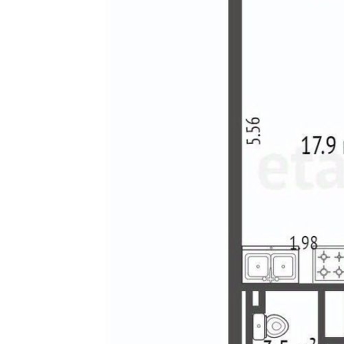 Студия проспект Буденного, 21к1