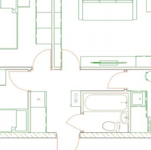 3-комн квартира ул Пролетарская,  д. 83