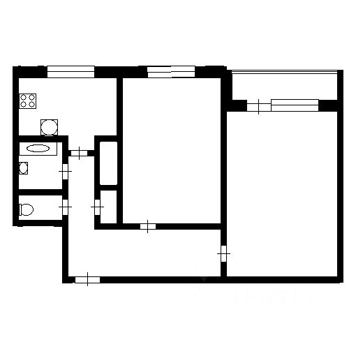 2-комн квартира аллея Котельникова, 6К1