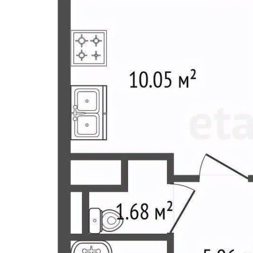 1-комн квартира пос. Шушары, Ленсоветовский тер., 23