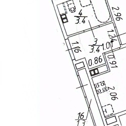 1-комн квартира проспект Ветеранов, 206