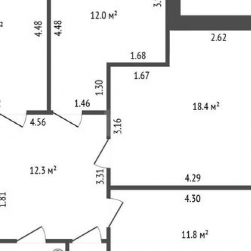 3-комн квартира Рыбацкий пр-кт,  д. 18,  к. 2