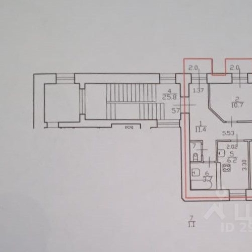 3-комн квартира улица Академика Лебедева, 31