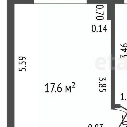 1-комн квартира Октябрьская набережная, 44