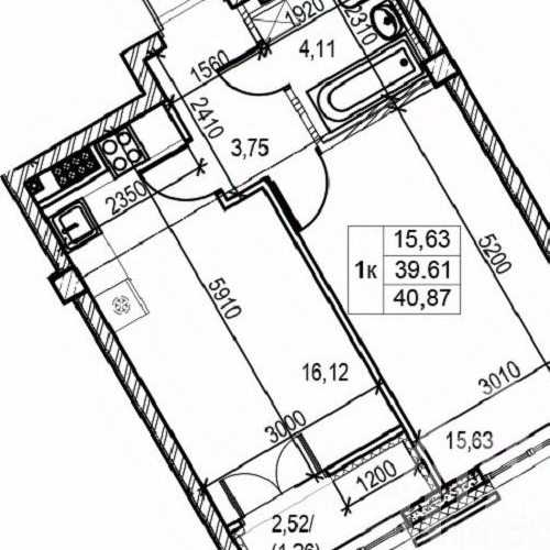 1-комн квартира Ремесленная улица, 15