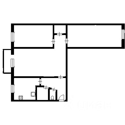 3-комн квартира Пискаревский проспект, 56К1