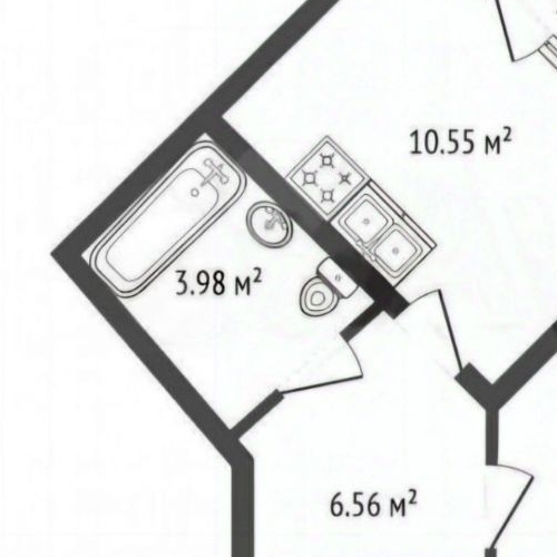 1-комн квартира Ленинский проспект, 56