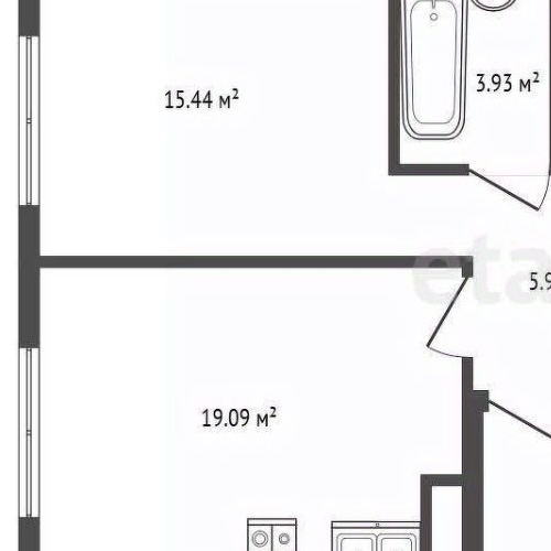 2-комн квартира Ремесленная улица, 15
