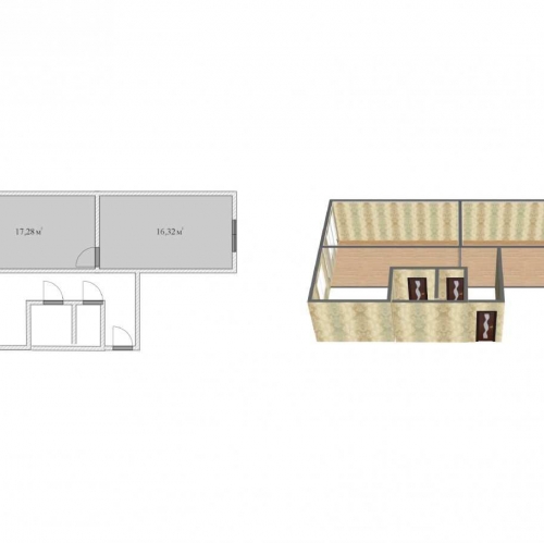 2-комн квартира Луга г., Кингисеппа ул. ,  д. 4