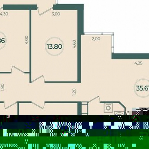 3-комн квартира ул Воронежская,  д. 45