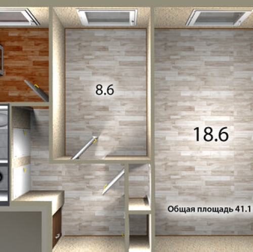 2-комн квартира Пискаревский пр-кт,  д. 143
