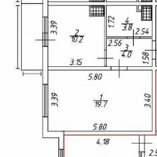 3-комн квартира Южное шоссе, 45к3