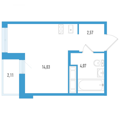 Студия Шушары п., Окуловская ул.,  к. 1