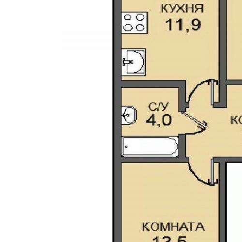 2-комн квартира Петергоф, улица Парковая, 14к2