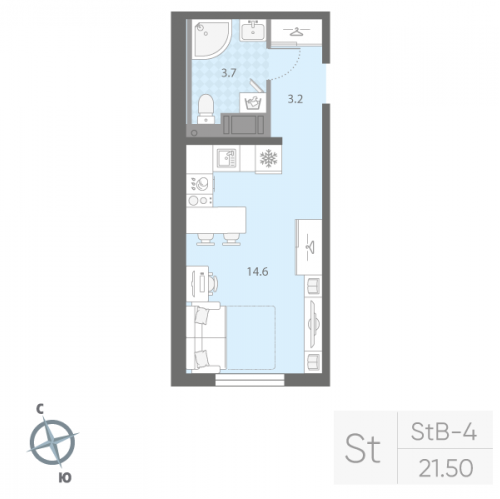 Студия Санкт-Петербург г., Товарищеский пр-кт,  к. 1