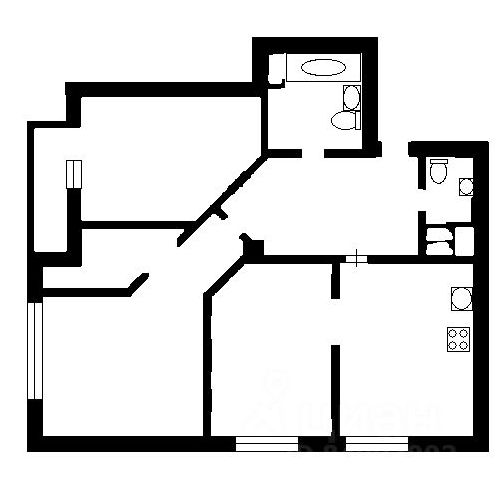 3-комн квартира Железнодорожный переулок, 12