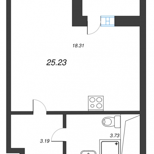 Студия Новосаратовка д., Покровская Дорога ул.,  к. 10