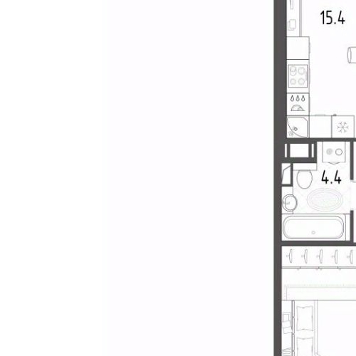 1-комн квартира пос. Шушары, улица Чудовская, 14к1